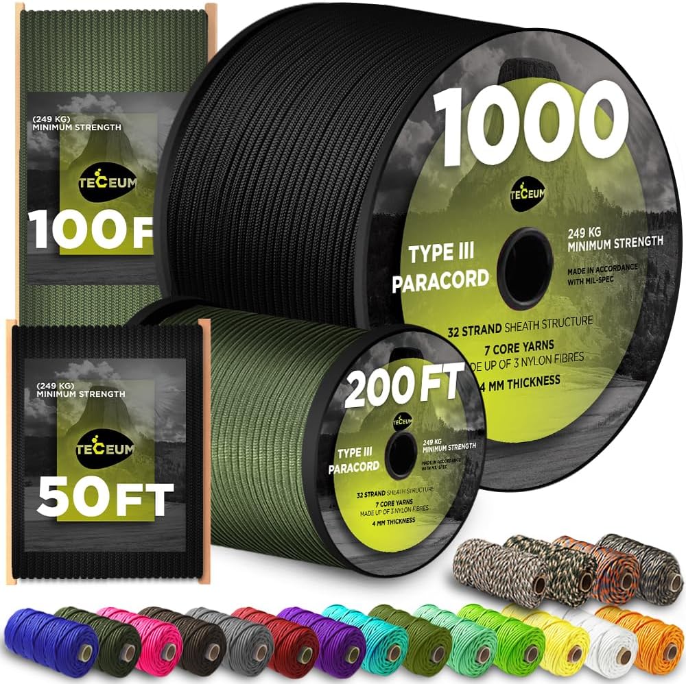 Para Cord 1000Ft - 5/32