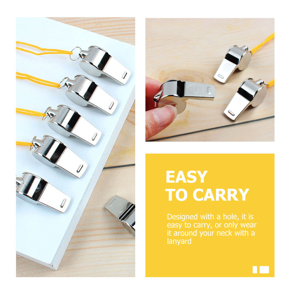 12Pcs Premium Metal Whistle Lo - مراجعة Emergency Whistle Loud وسعره