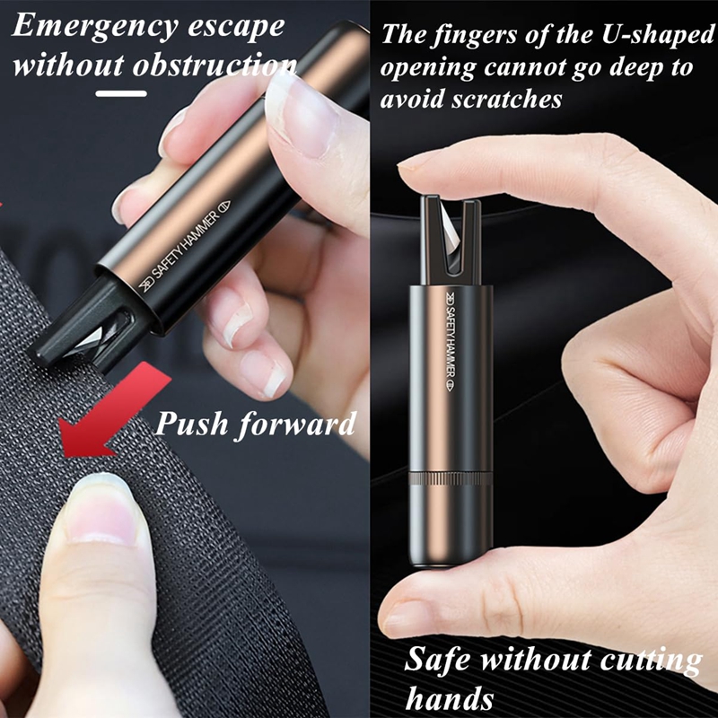 New 2 In 1 Car Safety Hammer E - مراجعة Rescue Rope Throw وسعره