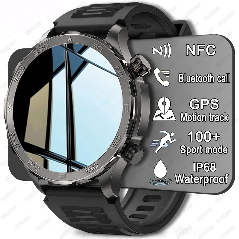 New GPS Track Smart Watch Men  - مراجعة Compass Lensatic وسعره