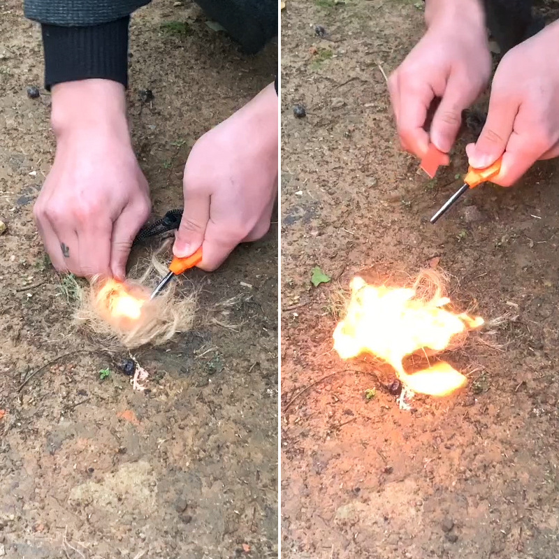 Outdoor Survival Flint Fire St - مراجعة Fire Starting Kit وسعره