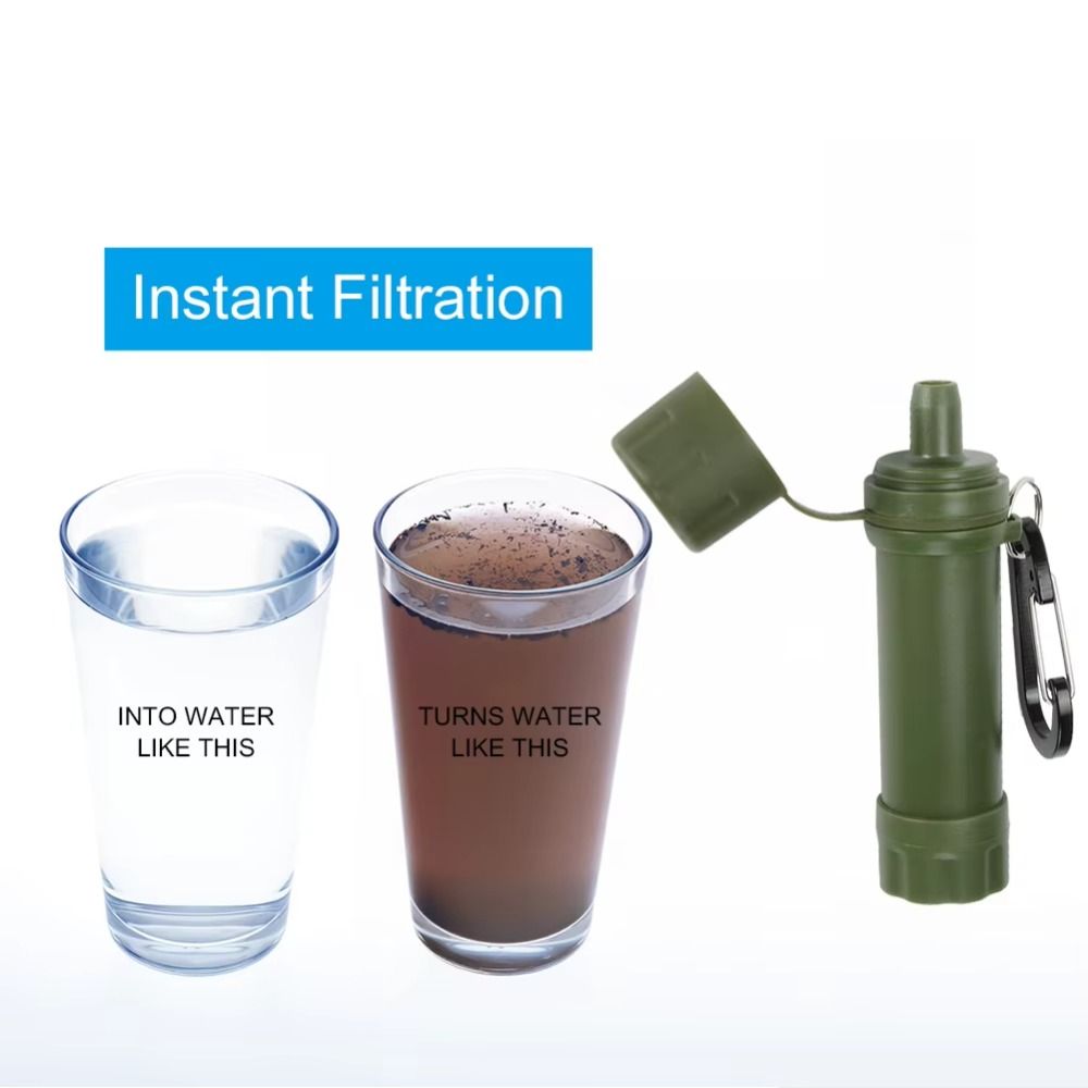 Mini Mini Water Filter Straw P - مراجعة Water Purification Straw وسعره