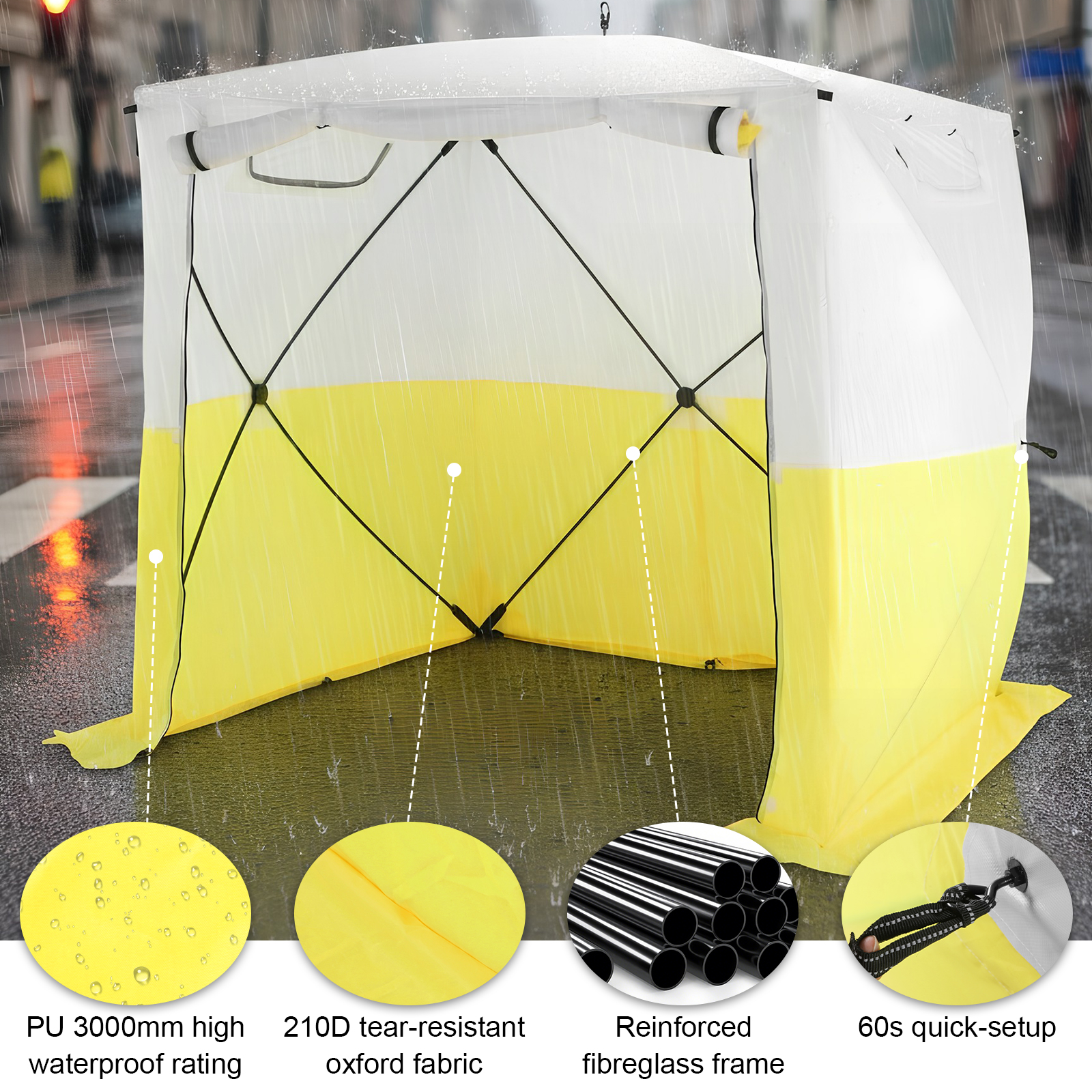Instant Easy Up Canopy Tent Wa - مراجعة Emergency Mylar Tent وسعره