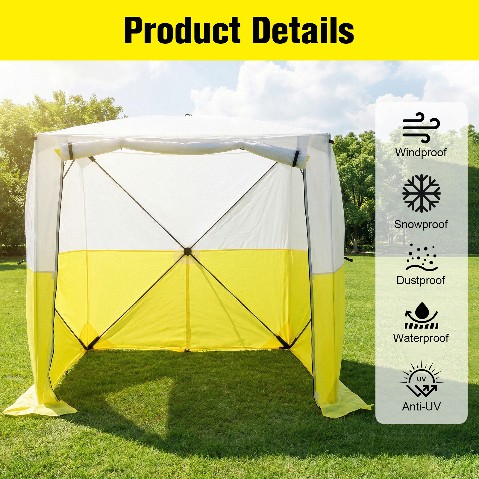 Instant Easy Up Canopy Tent Wa - مراجعة Emergency Mylar Tent وسعره