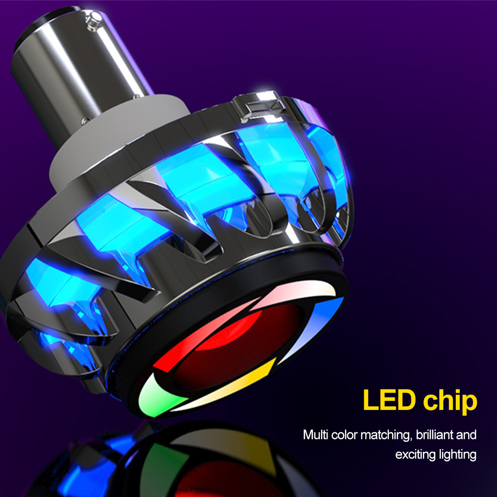 Motorcycle Headlight Angel Eye - مراجعة Sos Light Strobe وسعره