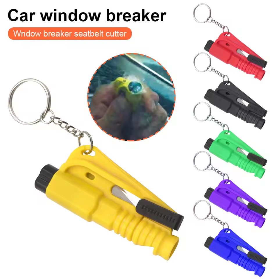 Safety Hammer Car Escape Tool  - مراجعة Rescue Rope Throw وسعره