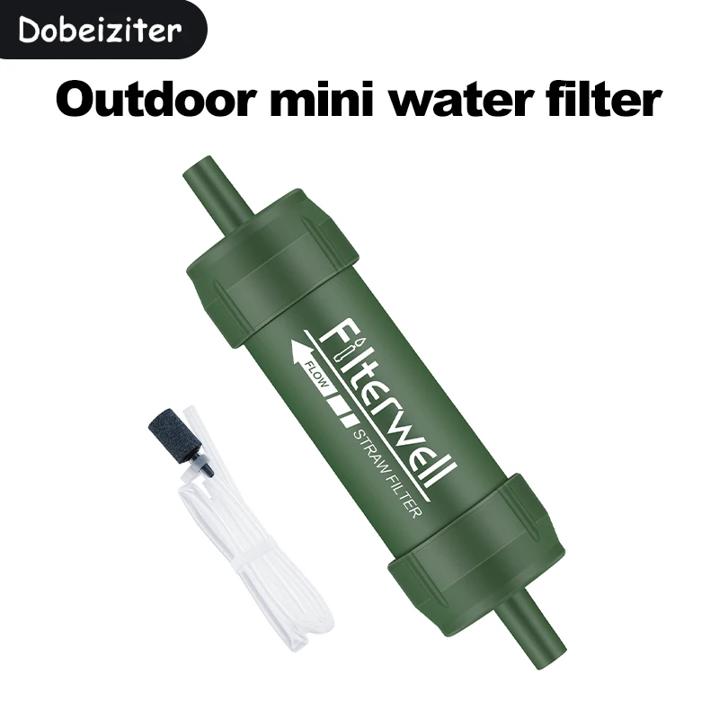 Mini Water Filter Straw Portab - مراجعة Water Purification Straw وسعره
