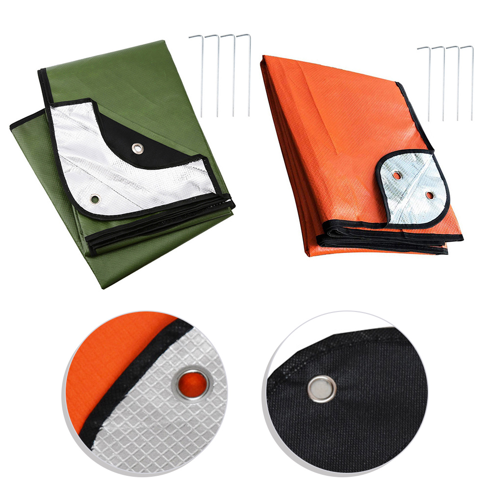 For Camping For Hiking Surviva - مراجعة Survival Blanket Reflective وسعره