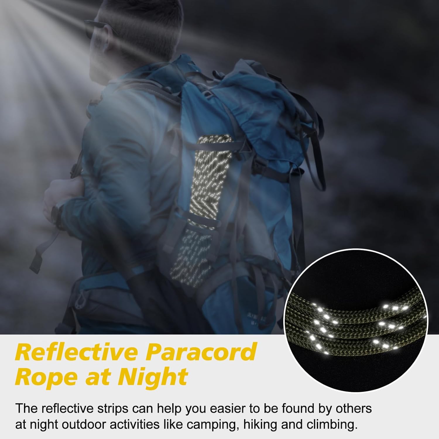 1000lb Reflective Paracord 4mm - مراجعة Para Cord 1000Ft وسعره