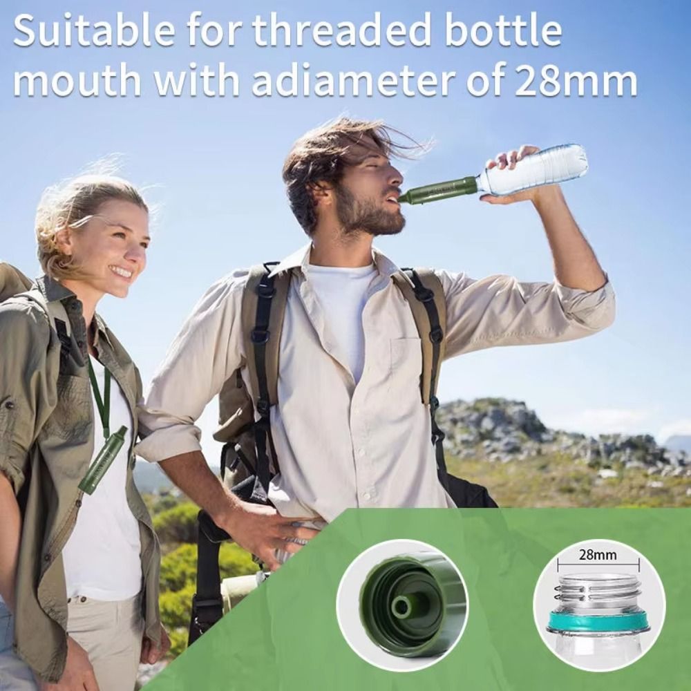 Mini Mini Water Filter Straw S - مراجعة Water Purification Straw وسعره