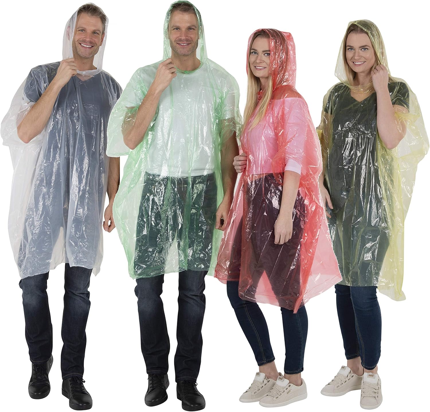 Rain Ponchos for Adults Teens  - مراجعة Emergency Poncho Rain وسعره