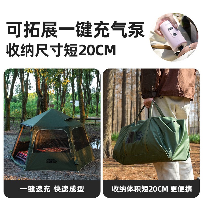 Automatic inflatable tent Outd - مراجعة Emergency Mylar Tent وسعره