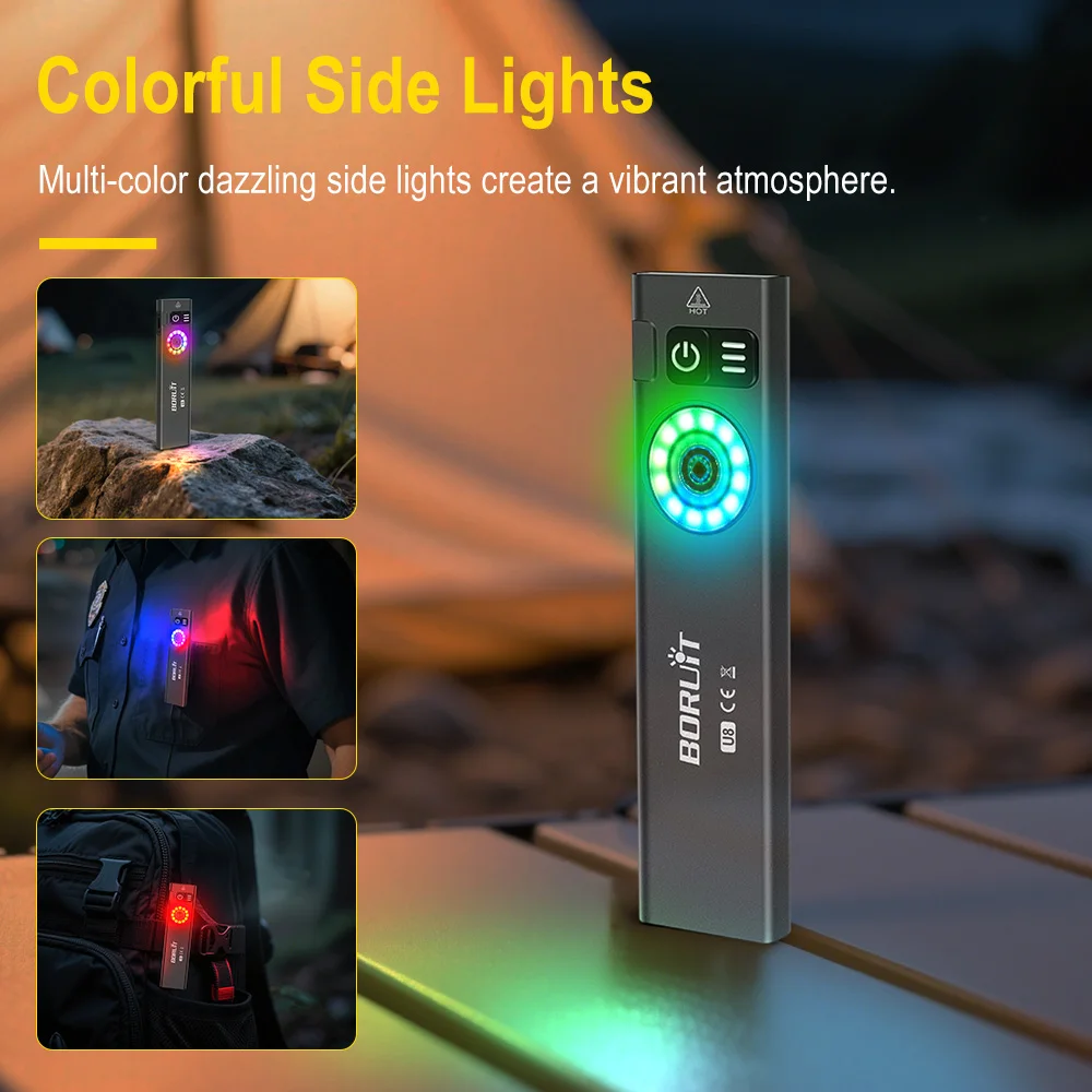 BORUiT U8 650LM EDC LED Flashl - مراجعة Fishing Kit Compact وسعره