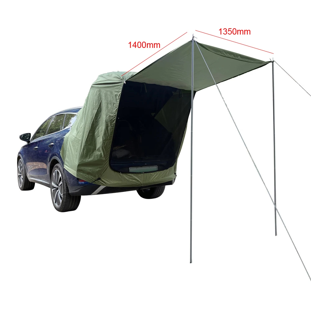 Outdoor Car Rear Tent Camping  - مراجعة Emergency Mylar Tent وسعره