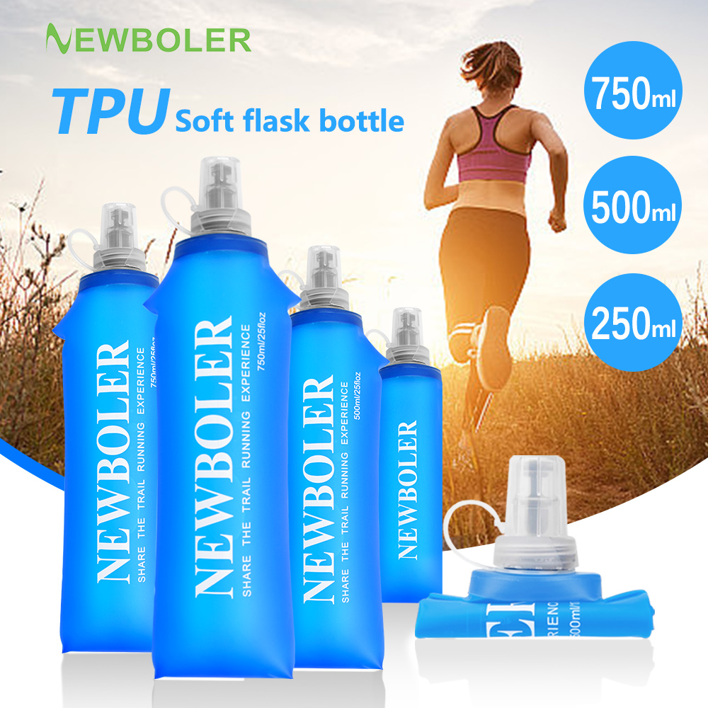 750ML Water Bottle TPU Folding - مراجعة Water Bag Collapsible وسعره