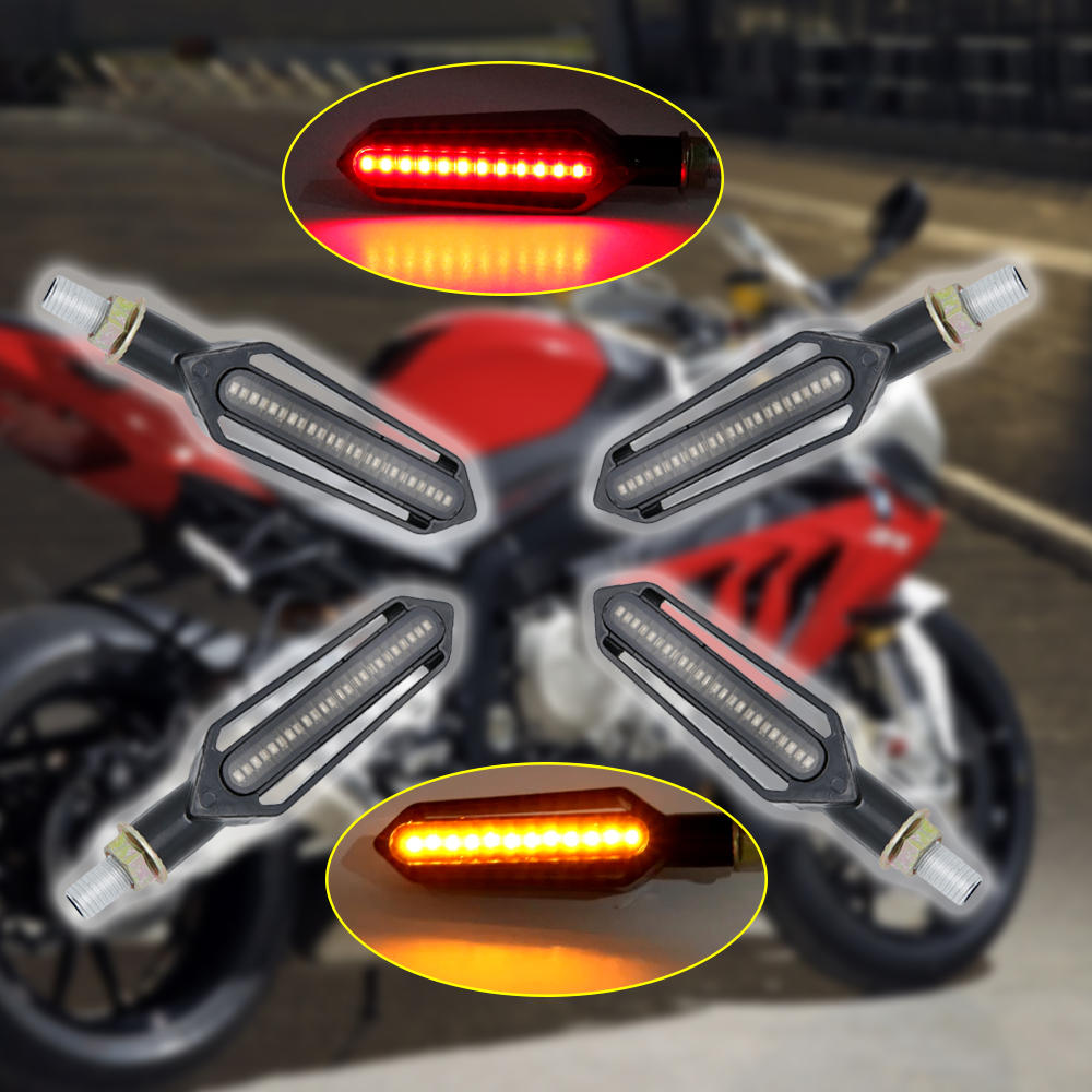 Amber Motorcycle Turn Signals  - مراجعة Sos Light Strobe وسعره