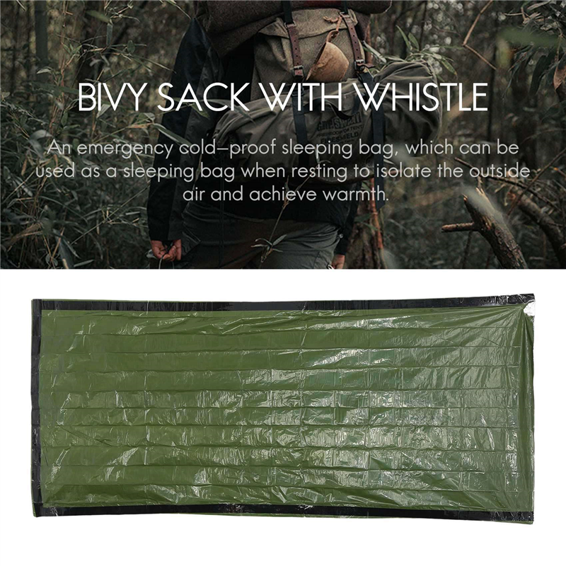 YHOLI-Emergency Sleeping Bag B - مراجعة Bivy Bag Emergency وسعره