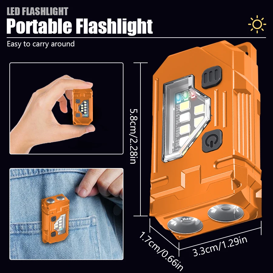 Mini Keychain EDC Flashlight R - مراجعة Fishing Kit Compact وسعره