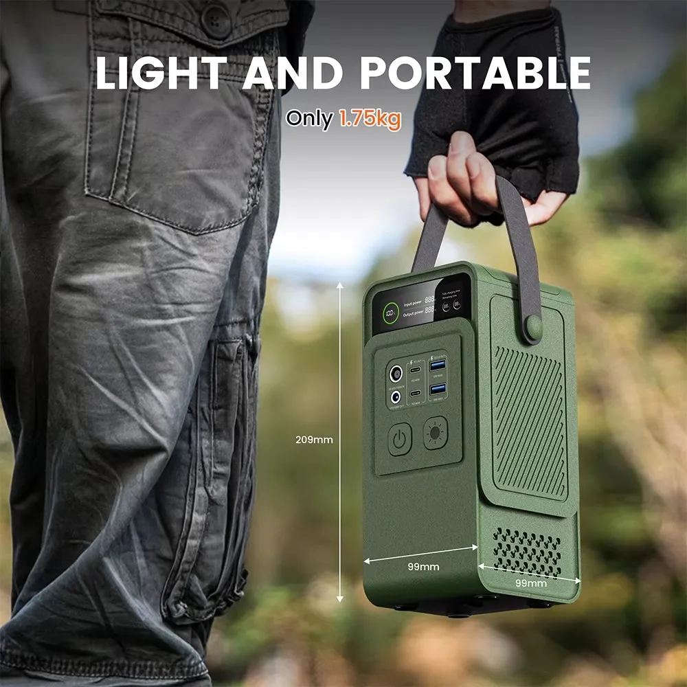 60000mAh 200W 192Wh Camping Po - مراجعة Solar Emergency Charger وسعره