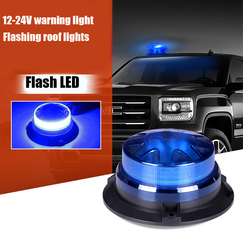 Magnetic Base LED Blue Emergen - مراجعة Sos Light Strobe وسعره