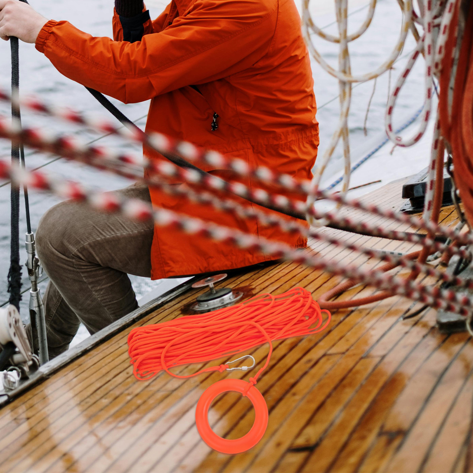 Boat Throw Rings with Rope Eme - مراجعة Rescue Rope Throw وسعره