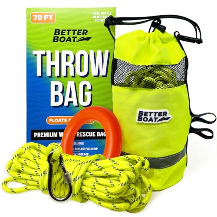 Water Throw Bag for Rescue Rop - مراجعة Rescue Rope Throw وسعره