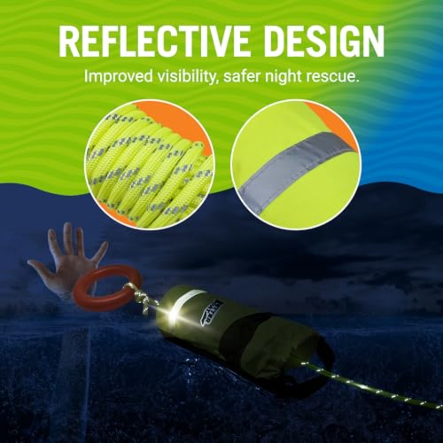 Water Throw Bag for Rescue Rop - مراجعة Rescue Rope Throw وسعره