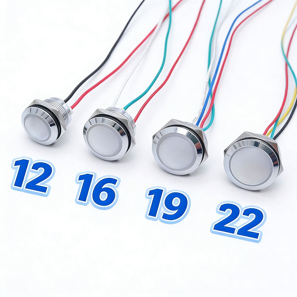 Metal LED Indicator Light 12mm - مراجعة Signal Panel Orange وسعره
