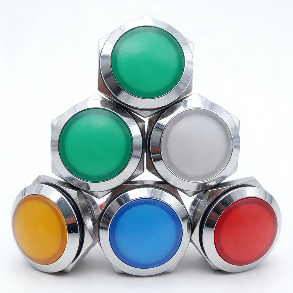 Metal LED Indicator Light 12mm - مراجعة Signal Panel Orange وسعره