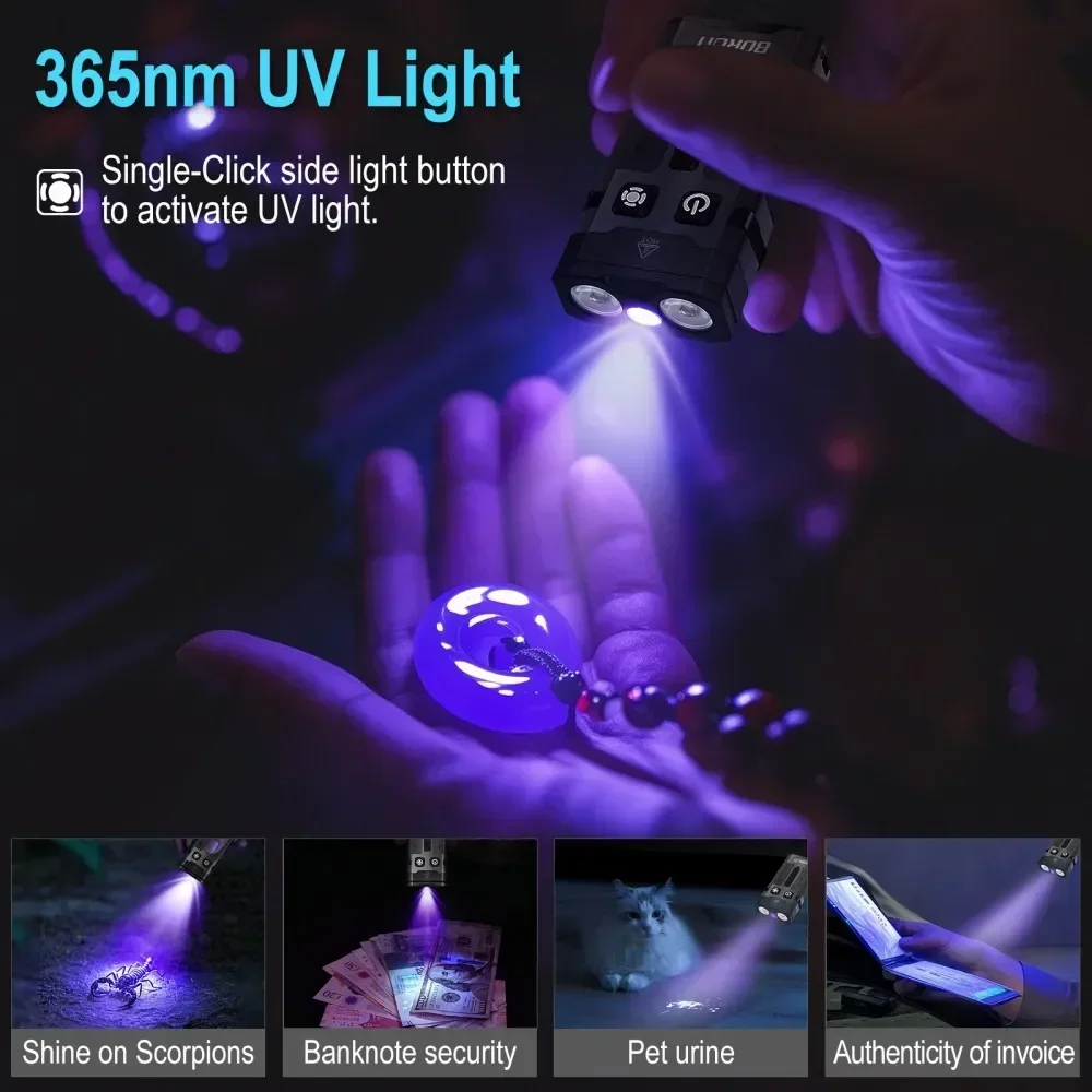 BORUiT EV20 1100LM EDC UV Keyc - مراجعة Fishing Kit Compact وسعره
