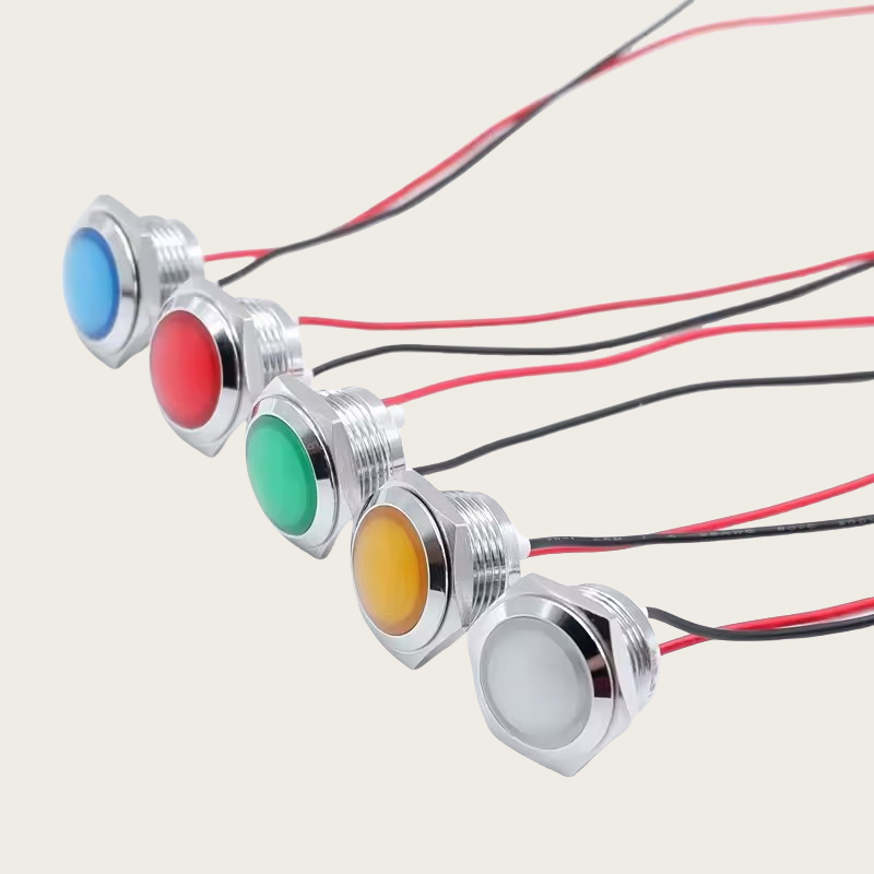 12mm 16mm 19mm 22mm Metal LED  - مراجعة Signal Panel Orange وسعره