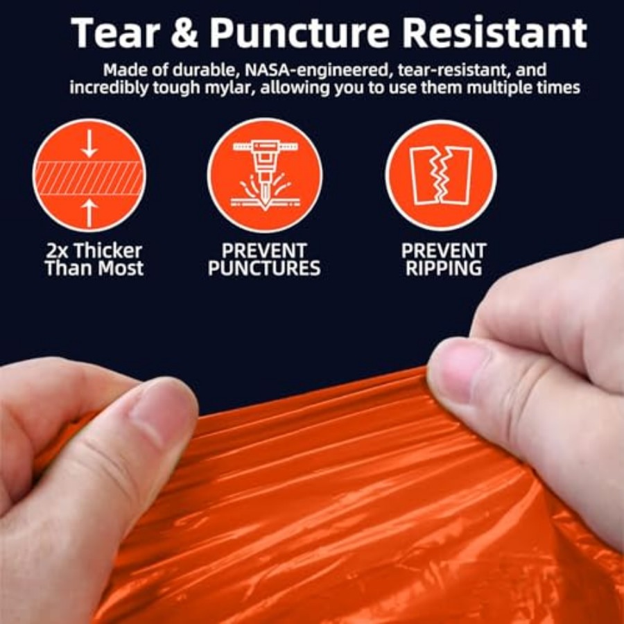 Thickened Emergency Rain Ponch - مراجعة Emergency Poncho Rain وسعره