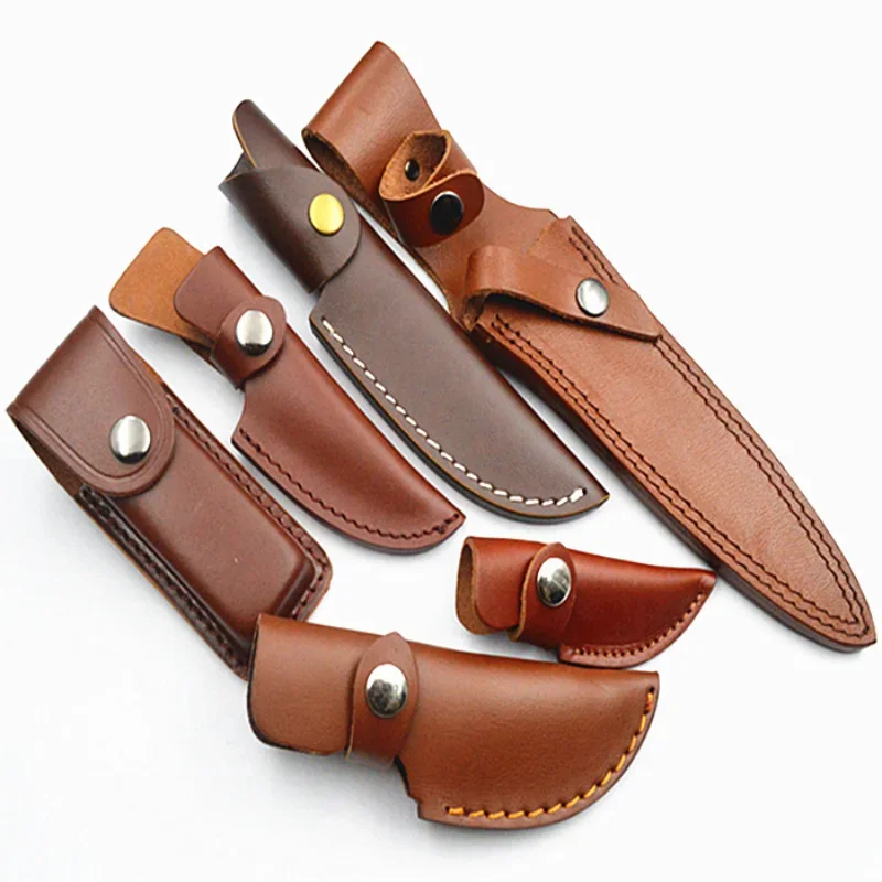 Swayboo Cowhide Leather Case f - مراجعة Bushcraft Knife Fixed وسعره