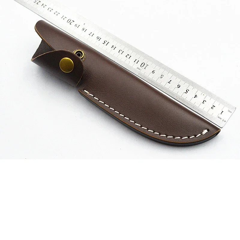 Swayboo Cowhide Leather Case f - مراجعة Bushcraft Knife Fixed وسعره