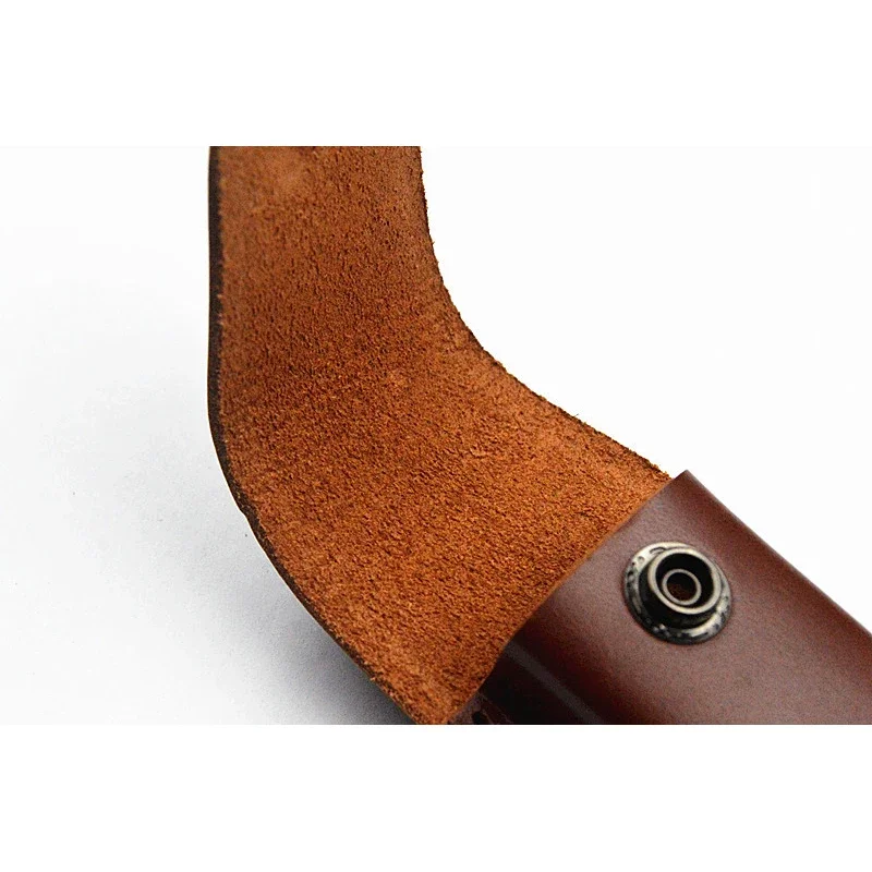 Swayboo Cowhide Leather Case f - مراجعة Bushcraft Knife Fixed وسعره