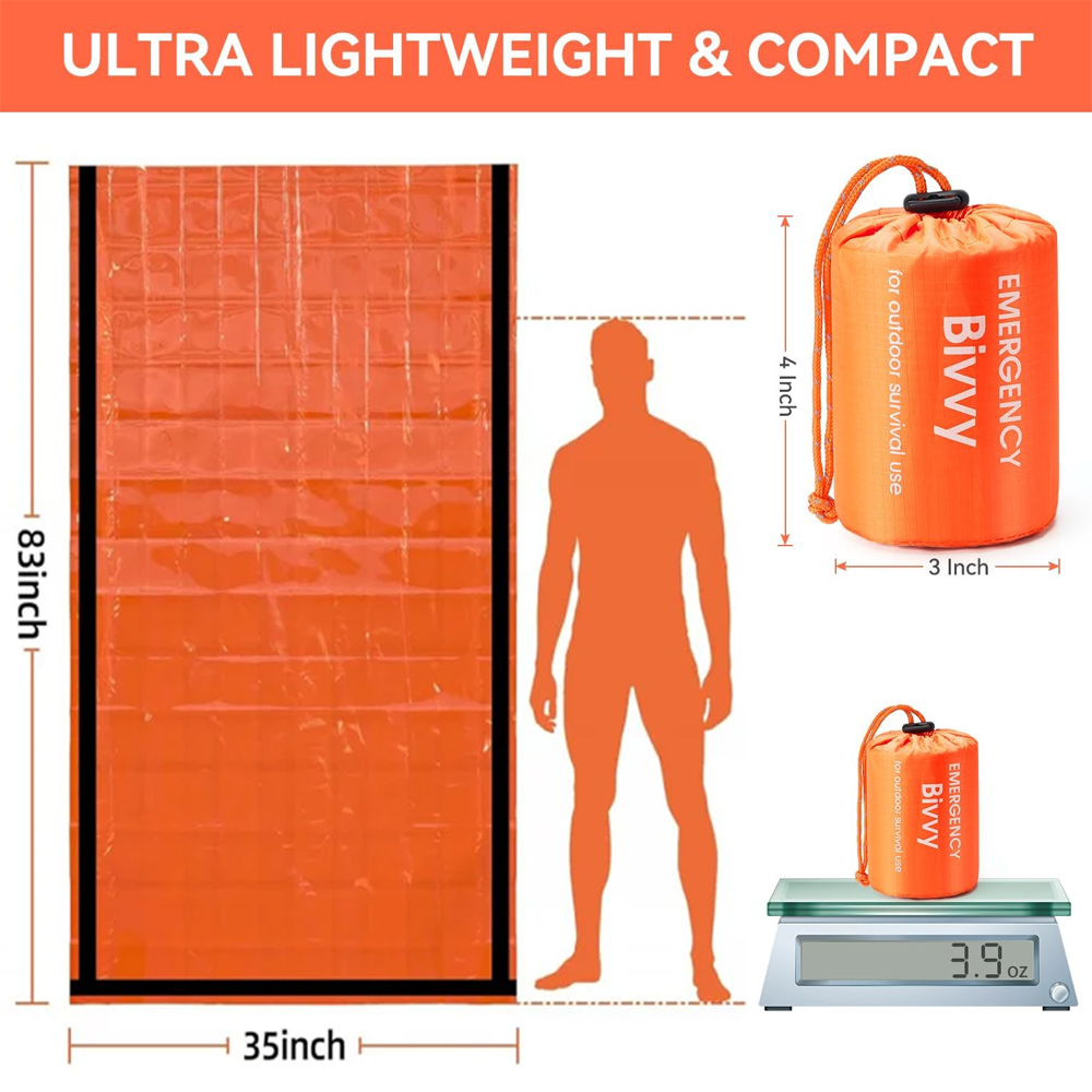 Emergency Sleeping Bag Surviva - مراجعة Emergency Mylar Tent وسعره