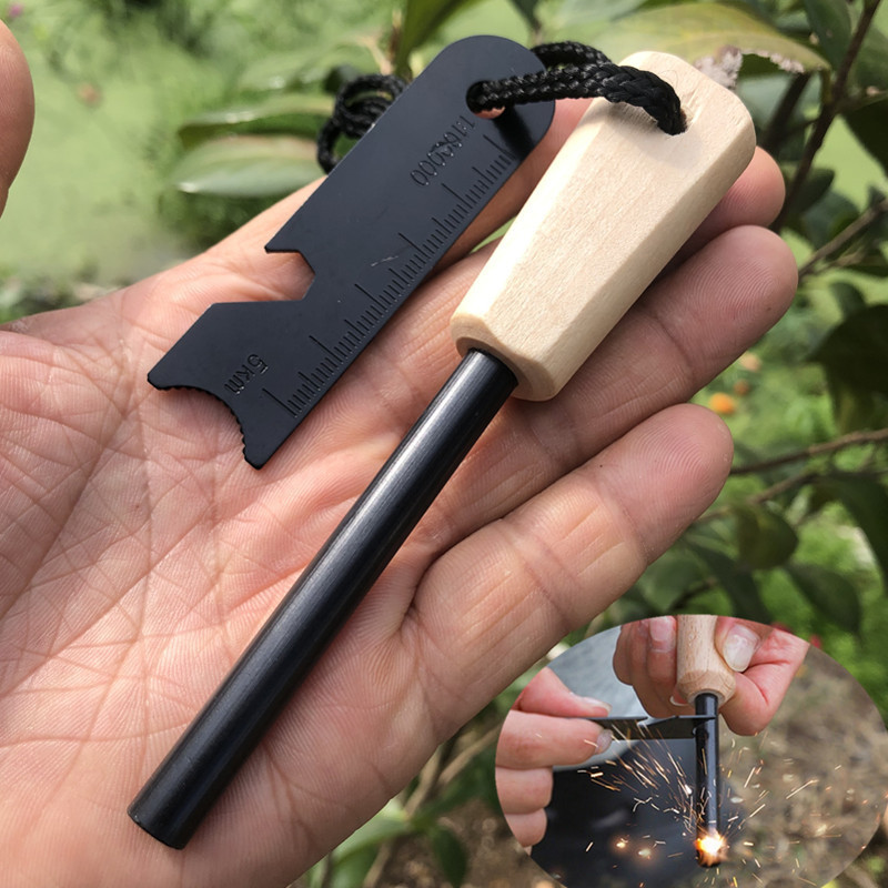 New Wilderness Survival Portab - مراجعة Magnesium Fire Starter وسعره