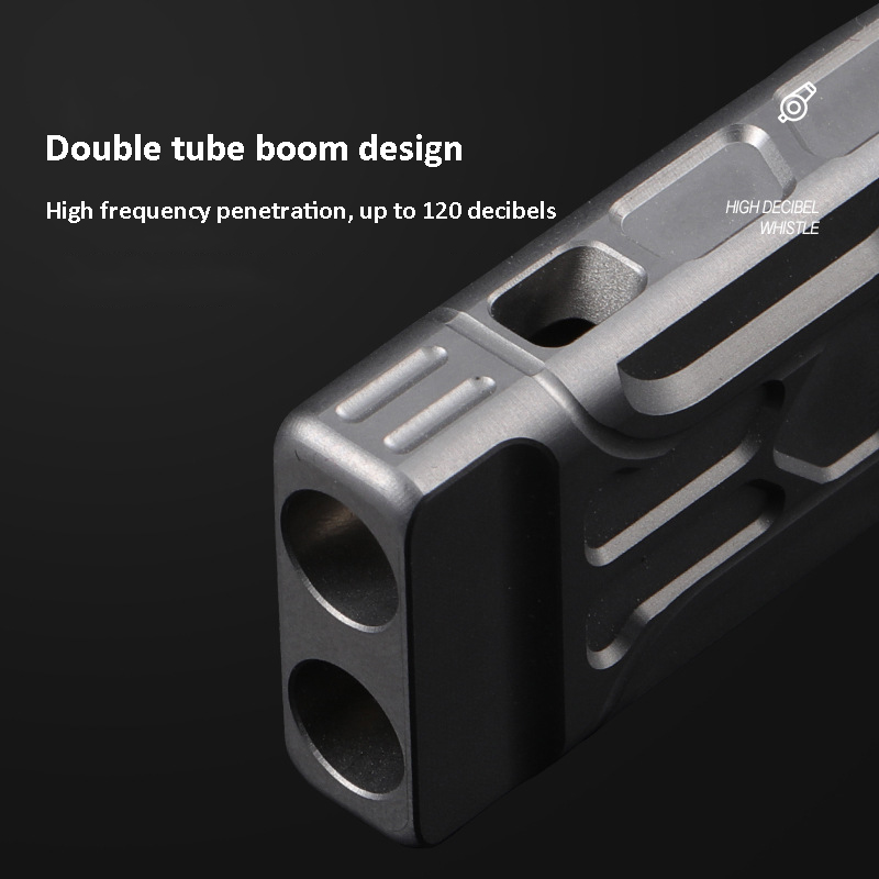 Titanium Alloy Whistle Multifu - مراجعة Emergency Whistle Loud وسعره