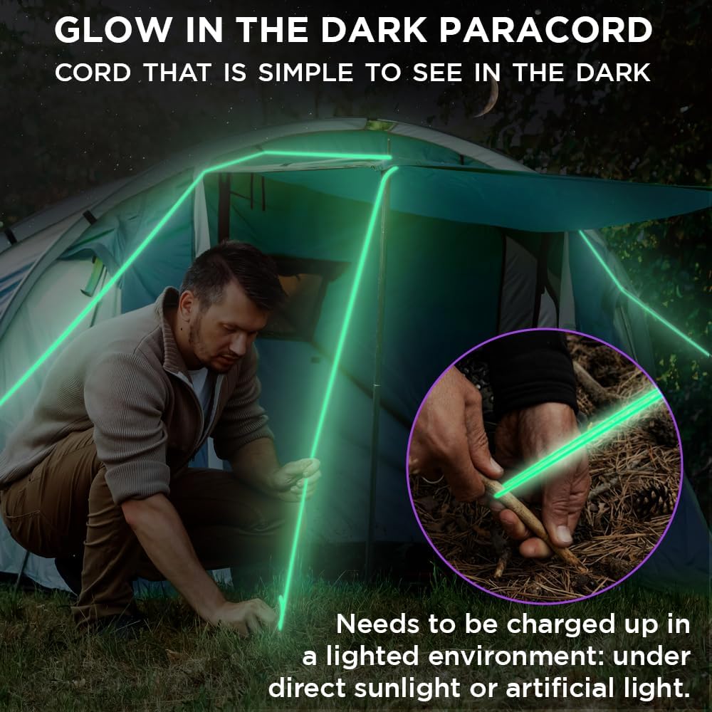 Reflective Paracord Rope 1000f - مراجعة Para Cord 1000Ft وسعره