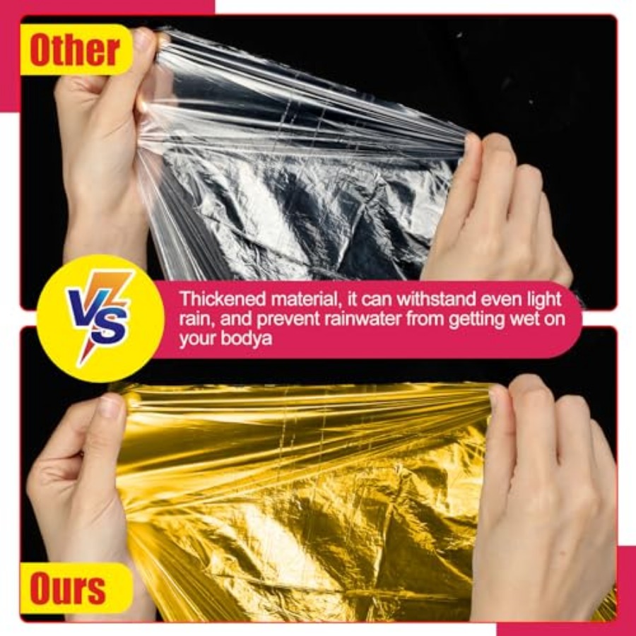Handepo 100 Pack of Adult Rain - مراجعة Emergency Poncho Rain وسعره