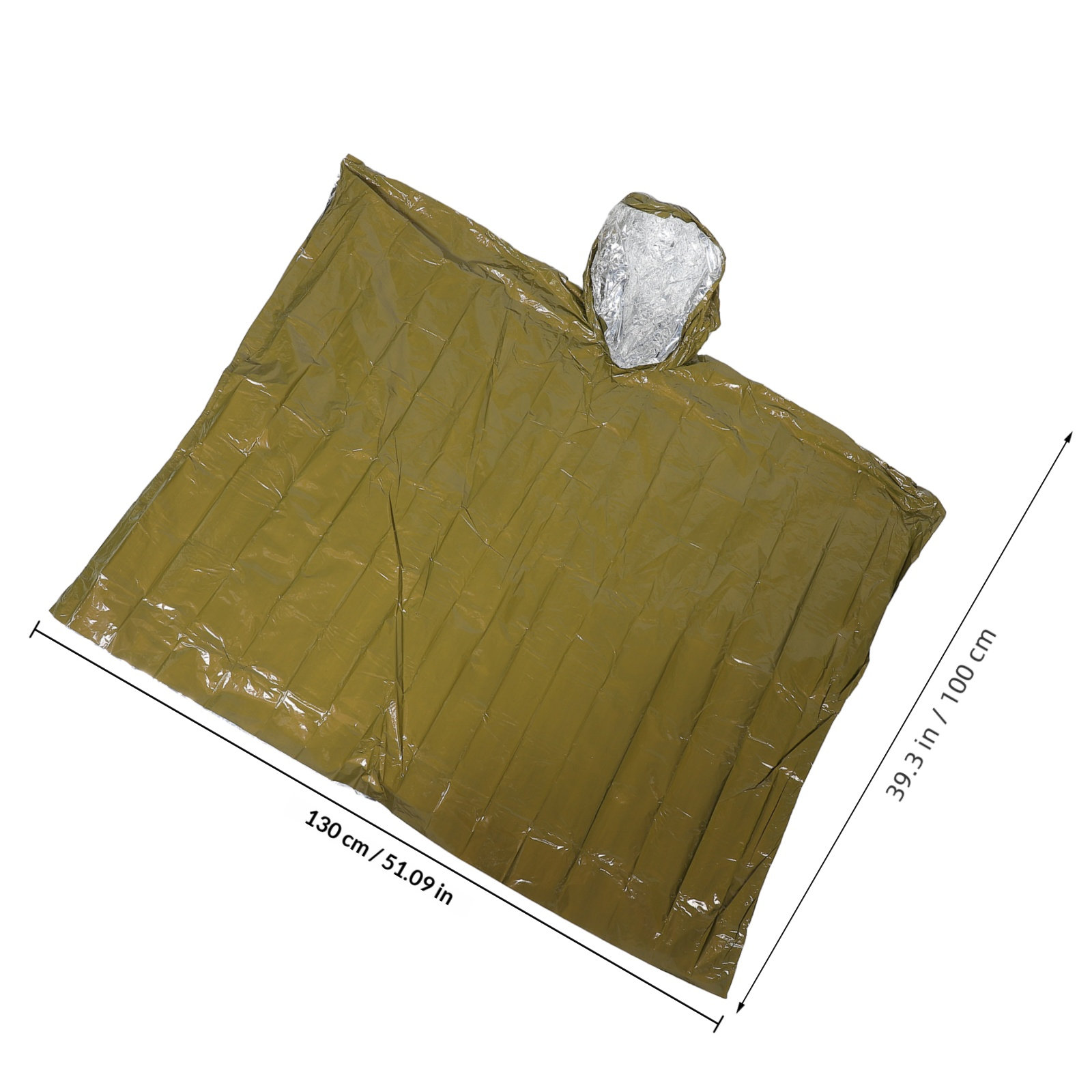 2Pcs Emergency Survival Poncho - مراجعة Emergency Poncho Rain وسعره