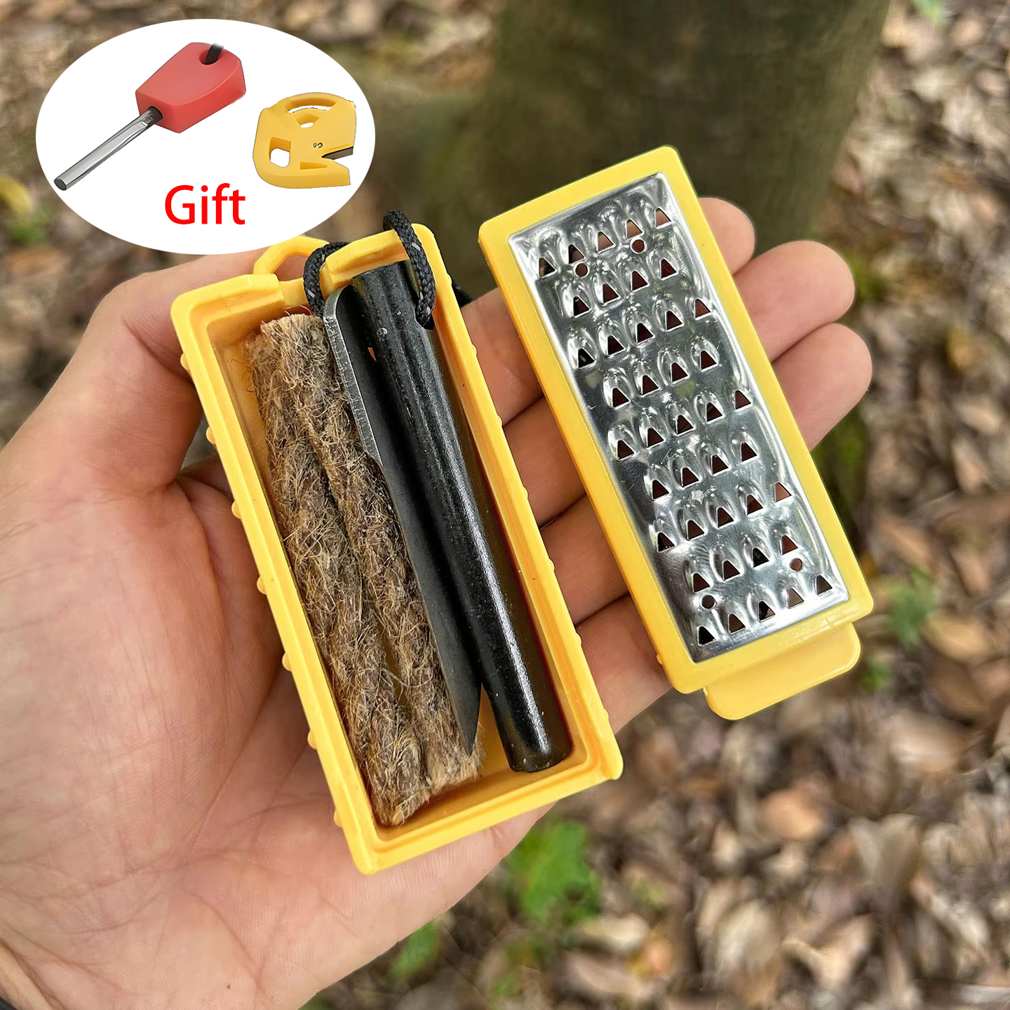 Outdoor Flint Set Fire Equipme - مراجعة Fire Starting Kit وسعره