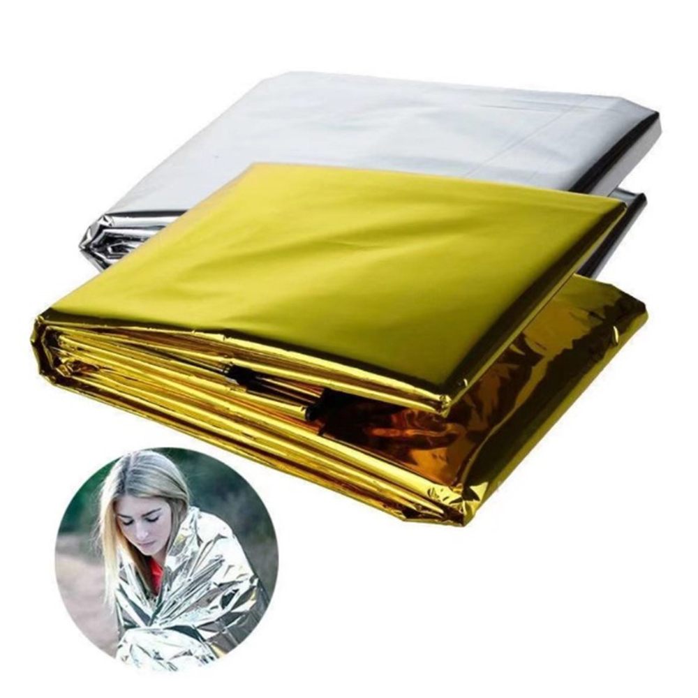 Mylar foil Emergency Survival  - مراجعة Survival Blanket Reflective وسعره
