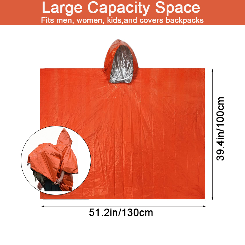SSUNTAK Emergency Survival Rai - مراجعة Emergency Poncho Rain وسعره