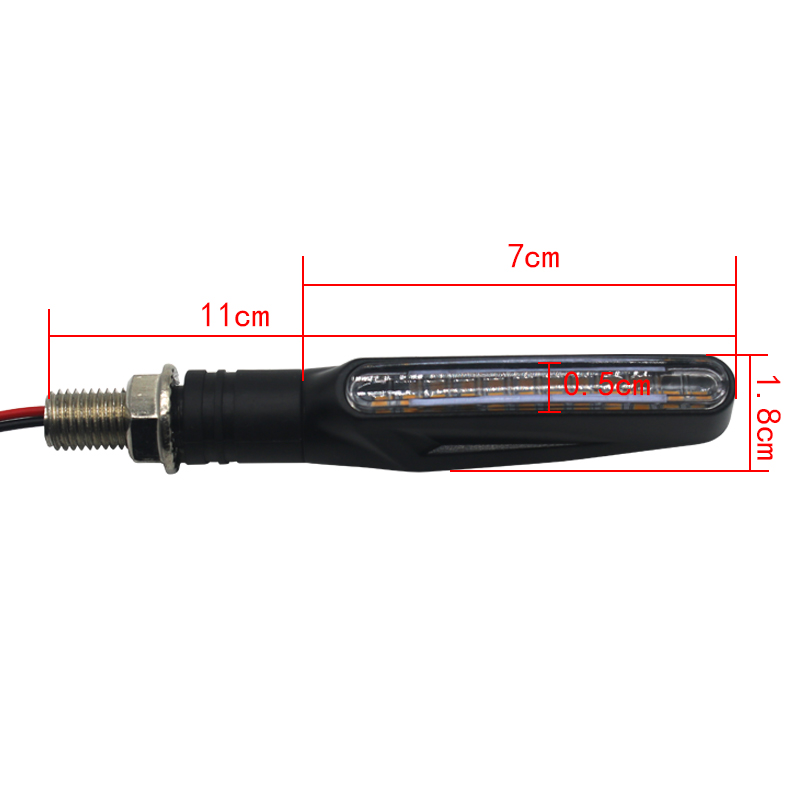 2/1PCS LED Motorcycle Turn Sig - مراجعة Sos Light Strobe وسعره