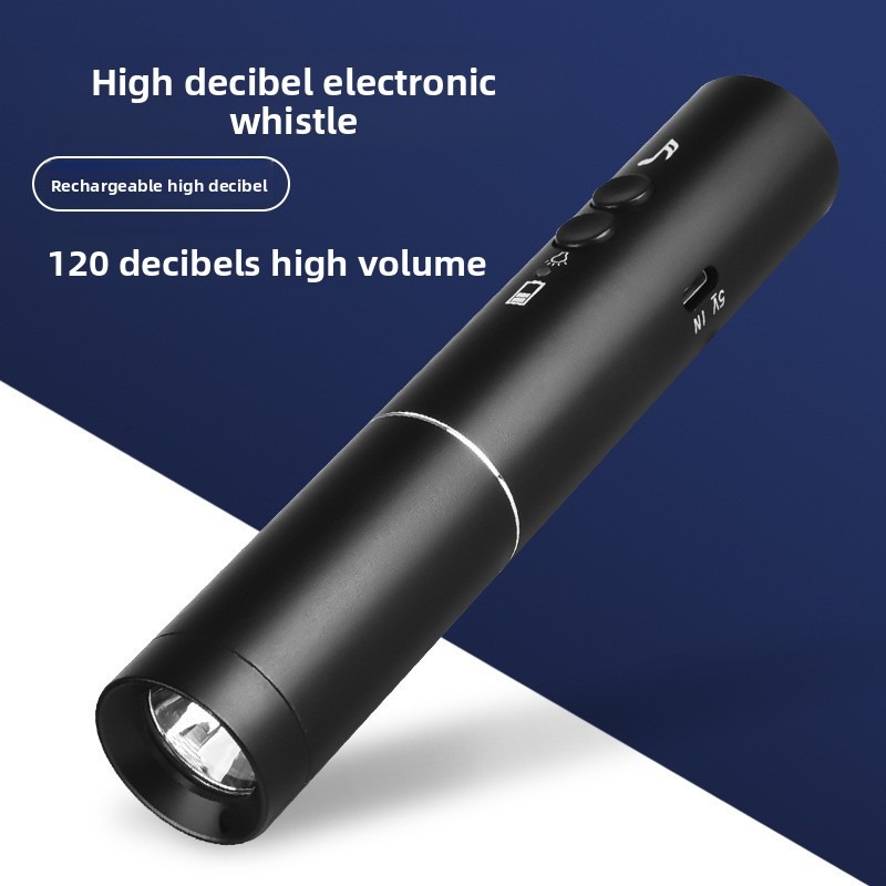 New LED Flashlight Electronic  - مراجعة Emergency Whistle Loud وسعره