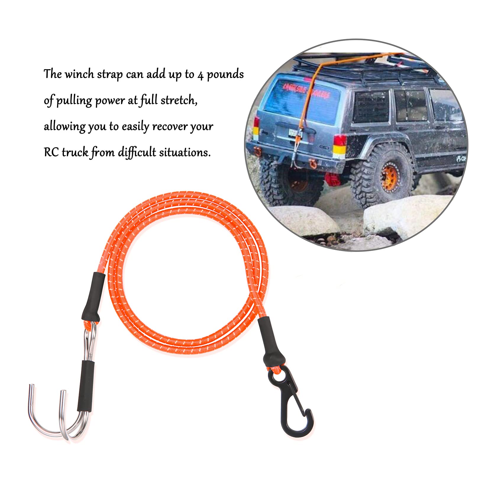 1/10 Kinetic Winch Strap Escap - مراجعة Rescue Rope Throw وسعره