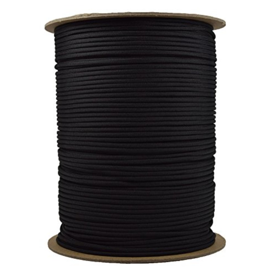 Paracord 1000 ft. Spool - Blac - مراجعة Para Cord 1000Ft وسعره