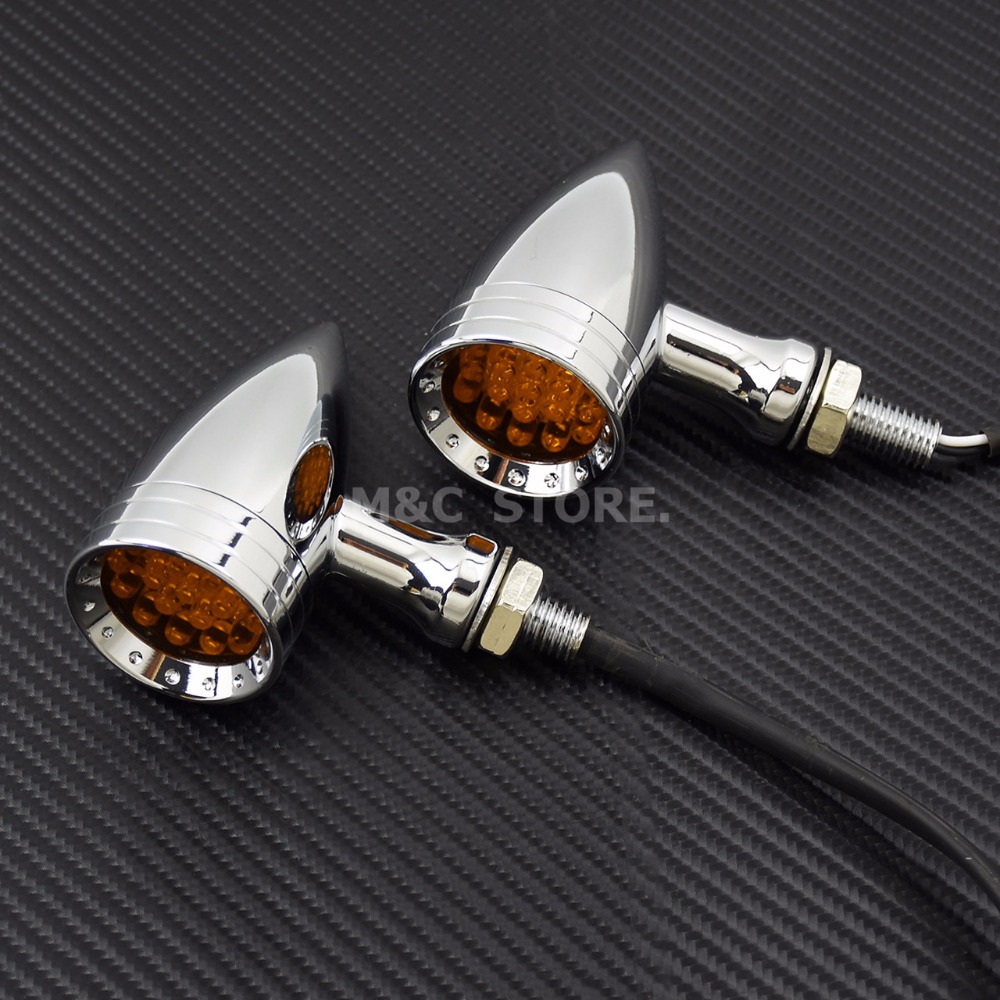 Motorcycle LED Turn Signal Bul - مراجعة Signal Panel Orange وسعره