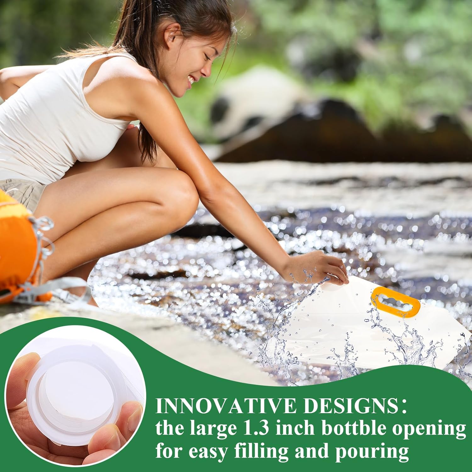 1.3 Gallon Collapsible Water S - مراجعة Water Bag Collapsible وسعره
